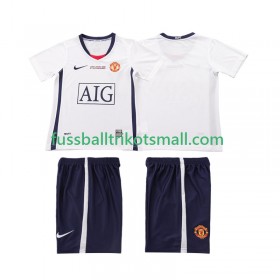 Fußballtrikots Manchester United Champions League 2008 2009 Retro Kinder Kurzarm Auswärts-trikot kaufen